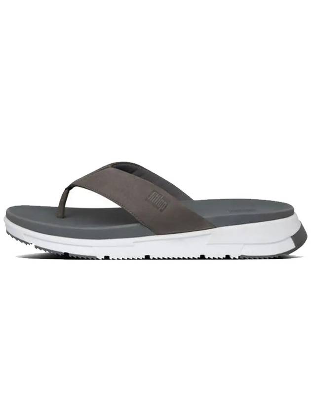 Sporty toepost deep gray nubuck men - FITFLOP - BALAAN 3