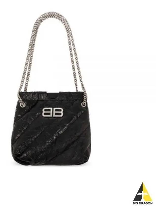 Extra Small Crush Tote Bag Black - BALENCIAGA - BALAAN 2