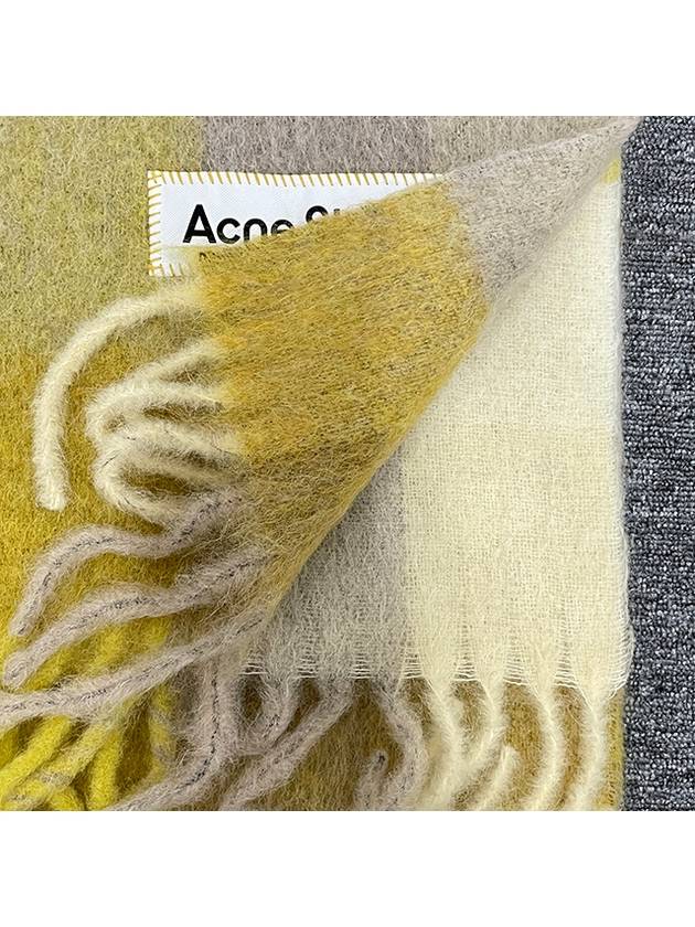 Muffler Scarf CA0084CQX BEIGE YELLOW - ACNE STUDIOS - BALAAN 5