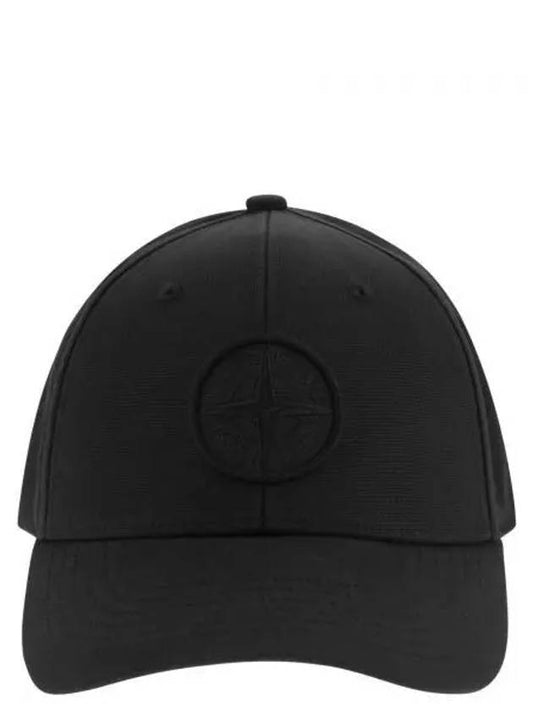 Embroidered Logo Ball Cap Black - STONE ISLAND - BALAAN 2