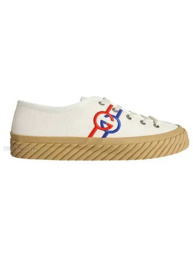 Interlocking G Low Top Sneakers Ivory - GUCCI - BALAAN 2