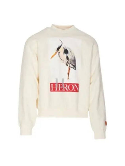 Bird Painted Sweatshirt White - HERON PRESTON - BALAAN 2