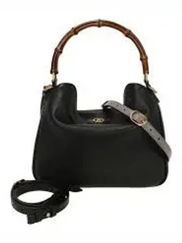 Diana Medium Shoulder Bag Black - GUCCI - BALAAN 2