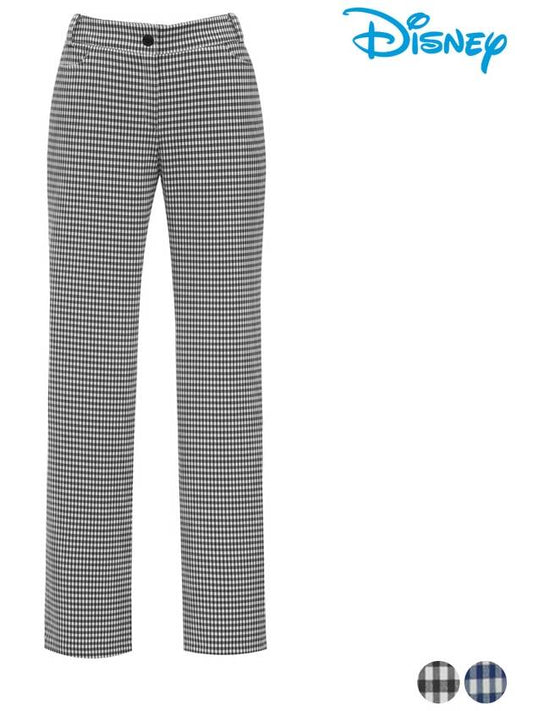 Disney Check Straight Fit Long Pants Pants DO1LPA004 - DISNEY GOLF - BALAAN 2