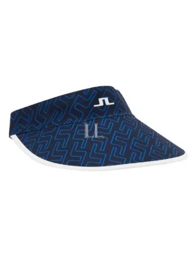 Alba Print Visor Blue Navy - J.LINDEBERG - BALAAN 2