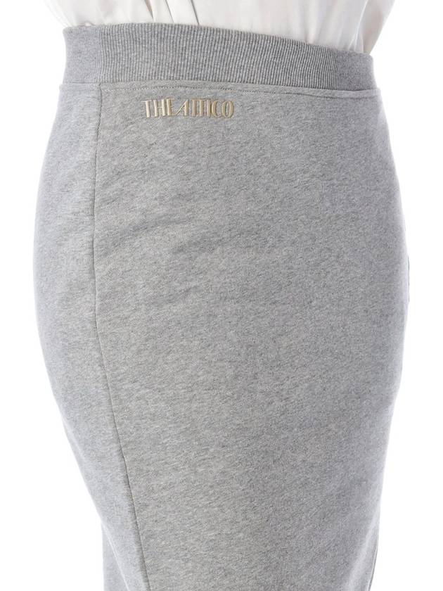 The Attico Fleece Midi Skirt - THE ATTICO - BALAAN 3