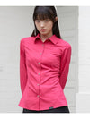 SLIM LINE CUFFS SHIRTS PINK - ZIZEMUSEUM - BALAAN 1