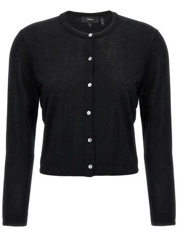 Theory 'Crop Cardi S' Cardigan - THEORY - BALAAN 1