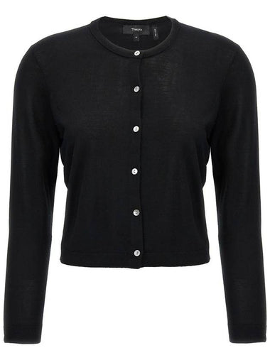 Theory 'Crop Cardi S' Cardigan - THEORY - BALAAN 1