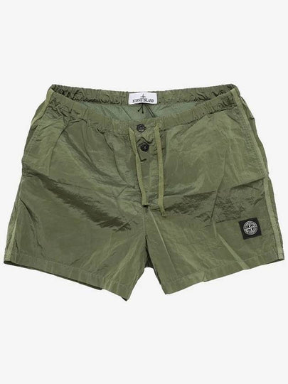 Wappen Patch Nylon Metal Swim Shorts Green - STONE ISLAND - BALAAN 2