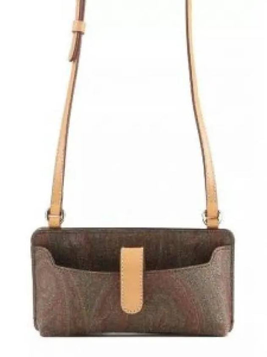 Paisley Phone Cross Bag Brown - ETRO - BALAAN 2