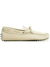 Gommino Nubuck Driving Shoes Beige - TOD'S - BALAAN 2