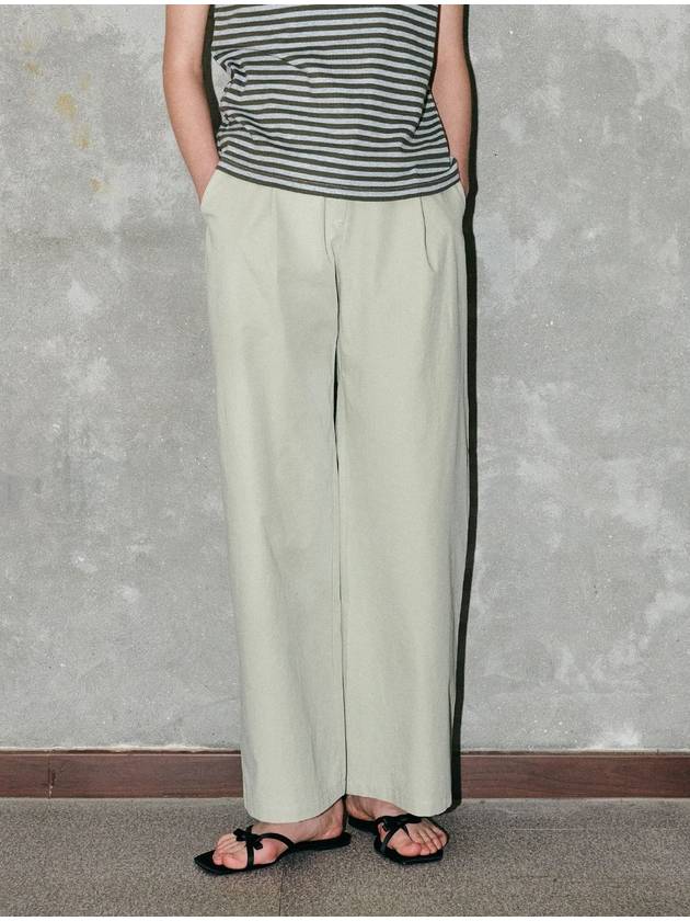 Diagonal Pocket Pants Green - CORCA - BALAAN 1