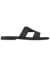 Sandals Monogram Leather Black Mules - LOUIS VUITTON - BALAAN 7