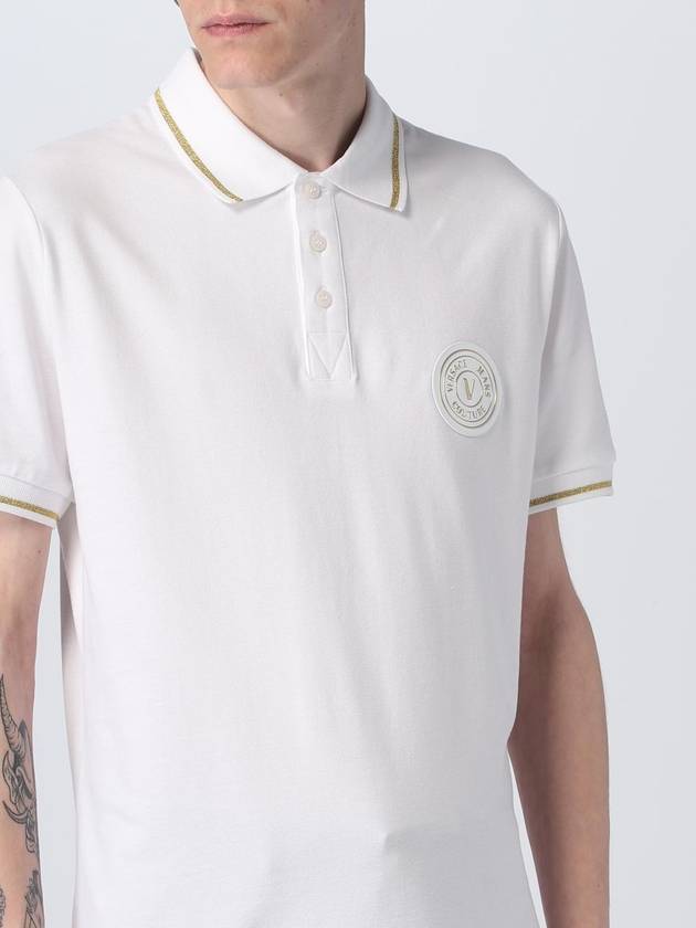 Versace Jeans Couture polo shirt in cotton - VERSACE - BALAAN 4