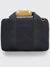 Embroidered logo nylon shoulder bag black - ACNE STUDIOS - BALAAN 5