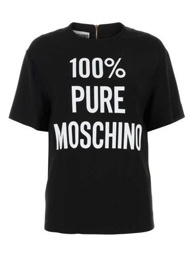 Shirt J02150533 1555 Black - MOSCHINO - BALAAN 1