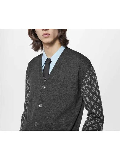 Monogram Men's Cashmere Knit Cardigan - LOUIS VUITTON - BALAAN 2