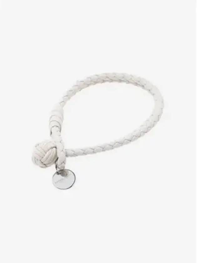 Intrecciato Double Weaving Bracelet White - BOTTEGA VENETA - BALAAN 2