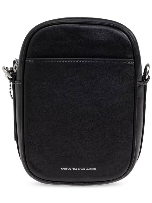 Coach Leather Shoulder Bag, Men's, Black - COACH - BALAAN 3