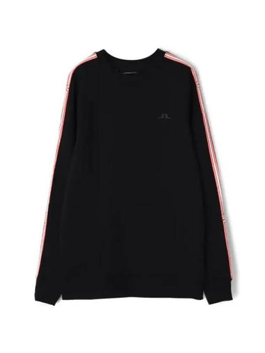 Sneaky Crew Neck Sweatshirt Black - J.LINDEBERG - BALAAN 1