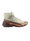 Cross Hike GTX 2 High Top Sneakers Alfalfa Cantaloupe Bitter Chocolate - SALOMON - BALAAN 2