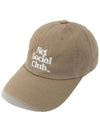 OG LOGO WASHED CAP KHAKI - NET SOCIAL CLUB - BALAAN 5