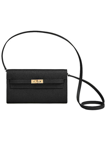 Kelly Classic To Go Long Wallet Noir - HERMES - BALAAN 2