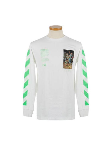 OMAB001R201850140188 Men's Long Sleeve T-Shirt - OFF WHITE - BALAAN 1