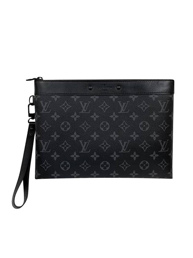 Monogram Eclipse Pochette Pouch Bag Black - LOUIS VUITTON - BALAAN 1