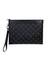 Pochette To Go Monogram Eclipse Clutch Bag Black - LOUIS VUITTON - BALAAN 1