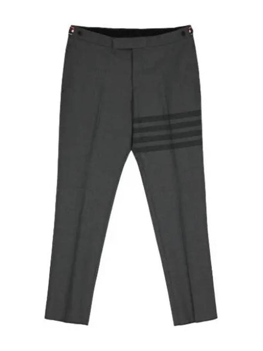 Slim diagonal wool pants gray slacks suit - THOM BROWNE - BALAAN 1