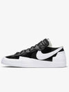 X Nike Blazer Low Black Patent Red DM6443 001 - SACAI - BALAAN 1