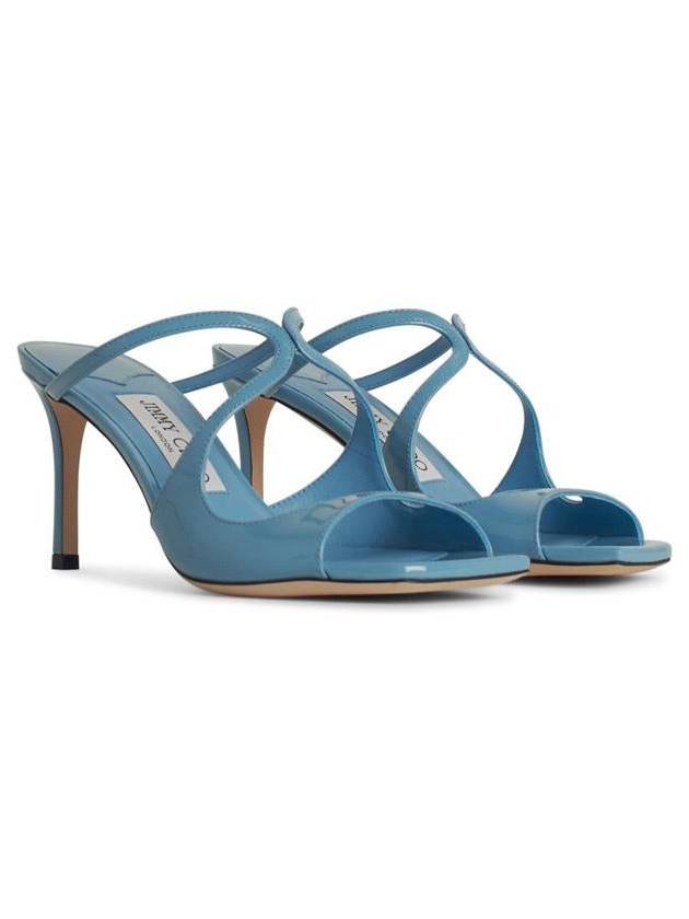 Jimmy Choo 'Ansie' Light Blue Leather Mules - JIMMY CHOO - BALAAN 2