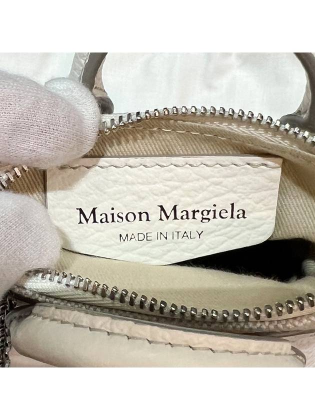 5AC Classic Baby Shoulder Bag Pale White - MAISON MARGIELA - BALAAN 8