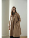 Caigienne Overfit Double Button Handmade Wool Coat Beige - CAHIERS - BALAAN 7