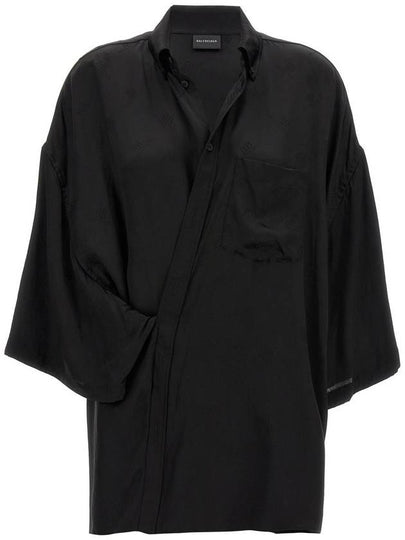 Shirt 790947 TQN07 1000 BLACK - BALENCIAGA - BALAAN 2