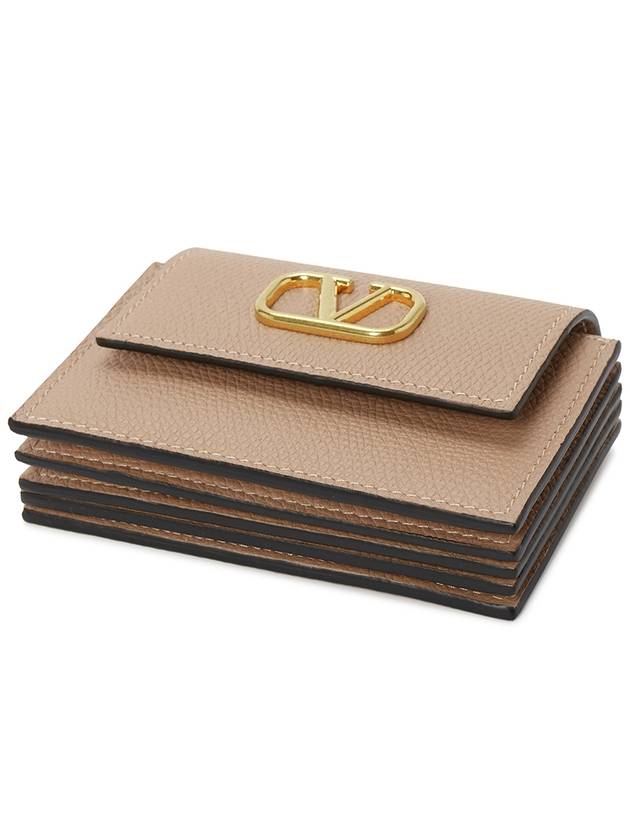 P0X36SNP GF9 Women s Business Card Wallet - VALENTINO - BALAAN 3