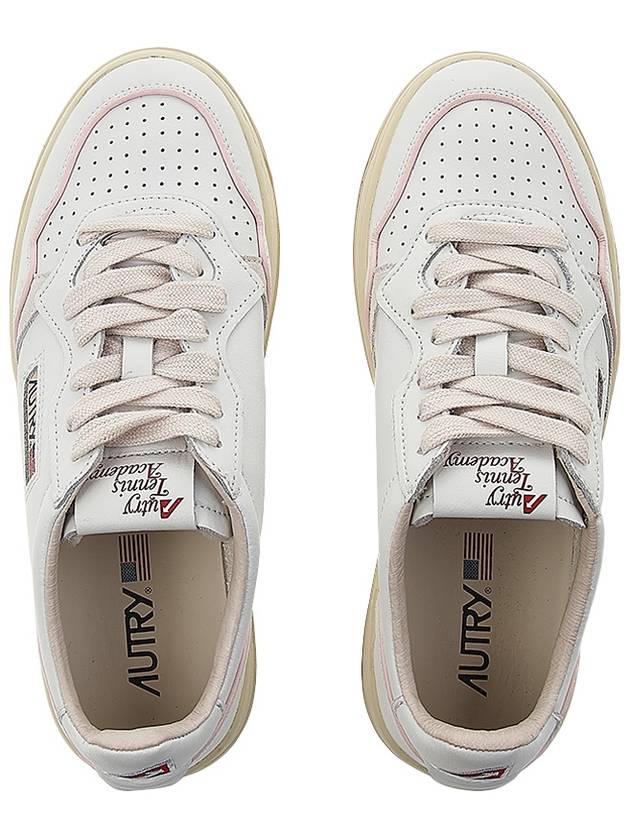 Suede Leather Low Top Sneakers White - AUTRY - BALAAN 7