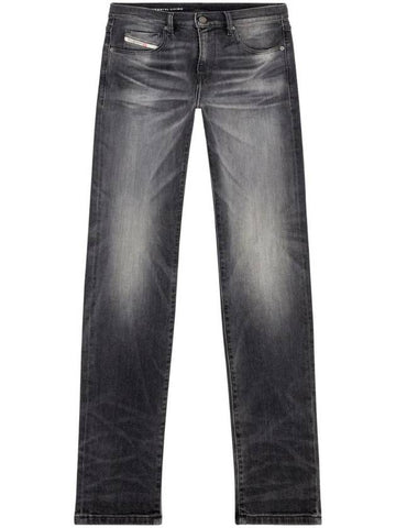 2019 D Strukt Slim Jeans Nero - DIESEL - BALAAN 1