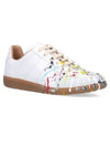 Men's Replica Paint Drop Sneakers White - MAISON MARGIELA - BALAAN 3
