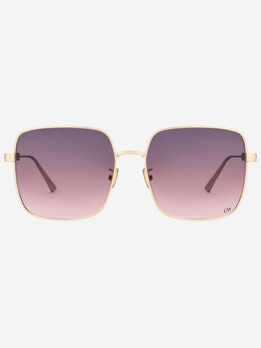 Cannage S1U Square Sunglasses Gold - DIOR - BALAAN 1