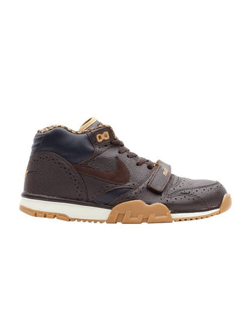 Air Trainer 1 PRM QS High Top Sneakers Brown - NIKE - BALAAN 1