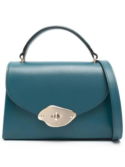 Lana Small Top Handle Cross Bag Titanium Blue - MULBERRY - BALAAN 1