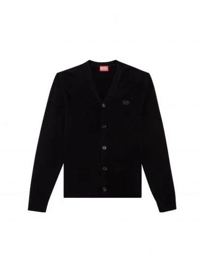 Wool Cashmere Cardigan Black - DIESEL - BALAAN 2