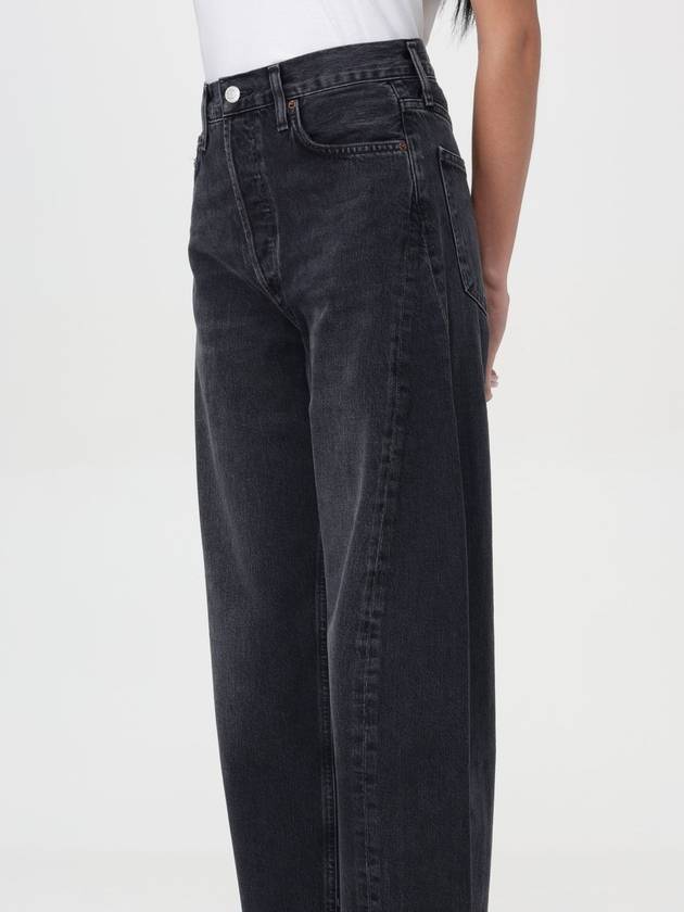 Luna High Rise Pieced Taper Jeans Black - AGOLDE - BALAAN 4