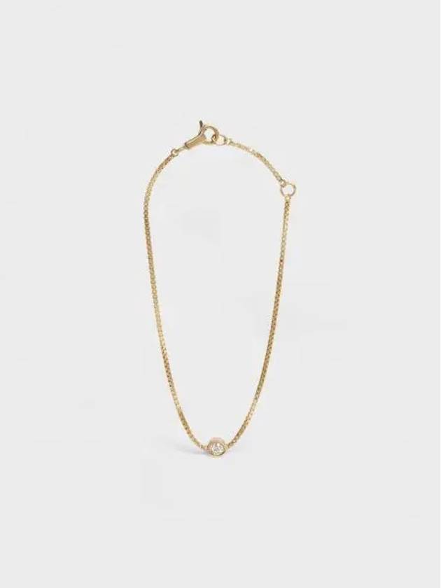 Sentimental Brilliant Bracelet Yellow Gold - CELINE - BALAAN 2