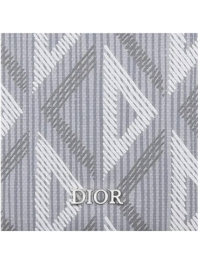 CD Diamond Canvas Half Wallet Grey - DIOR - BALAAN 6