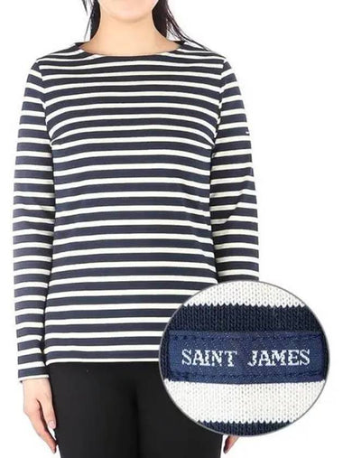 Women s Meridien long sleeve t shirt 270219 - SAINT JAMES - BALAAN 1