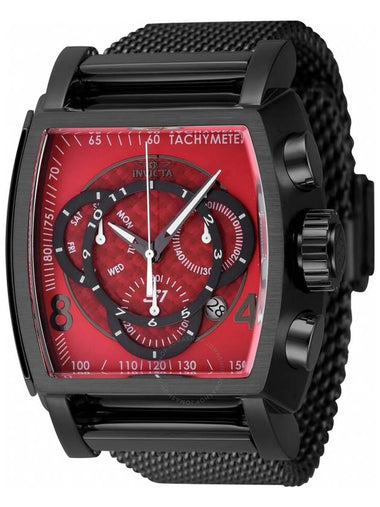 Invicta S1 Rally Chronograph Quartz Red Dial Men's Watch 46012 - INVICTA - BALAAN 1